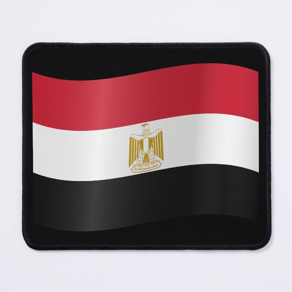 Item preview, Egyptian Waving Flag Egyptian Pride Design designed and sold by YAZ.