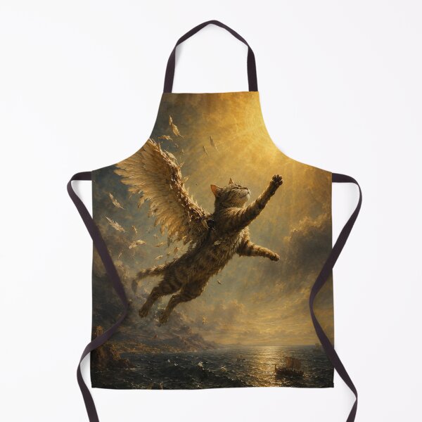 Item preview, Winged Cat Beneath the Burning Sun designed and sold by Ocelot-T.