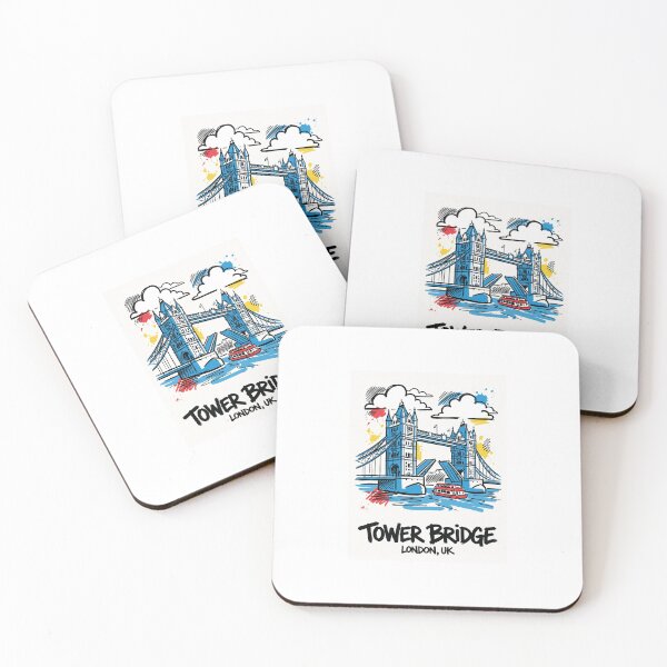 Item preview, Tower Bridge London Landmark UK Art Print designed and sold by Merch by Das Design Studio.