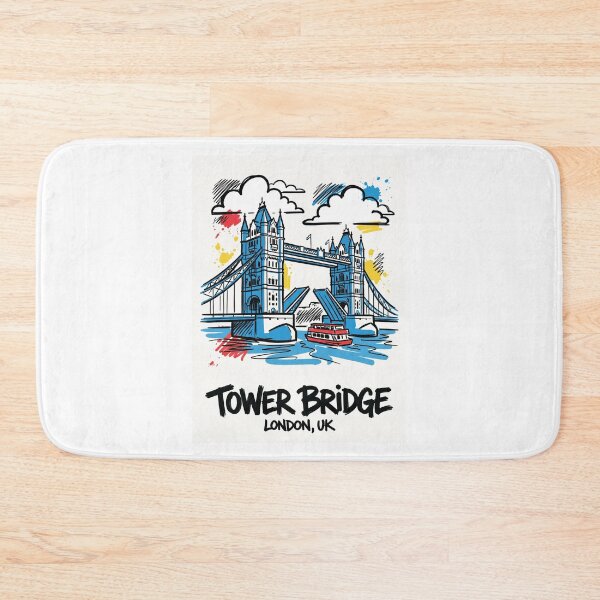 Item preview, Tower Bridge London Landmark UK Art Print designed and sold by Merch by Das Design Studio.