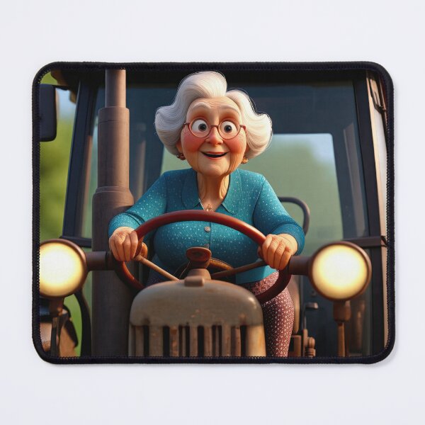 Item preview, Old Fart Driving a tractor designed and sold by Colin Bentham.