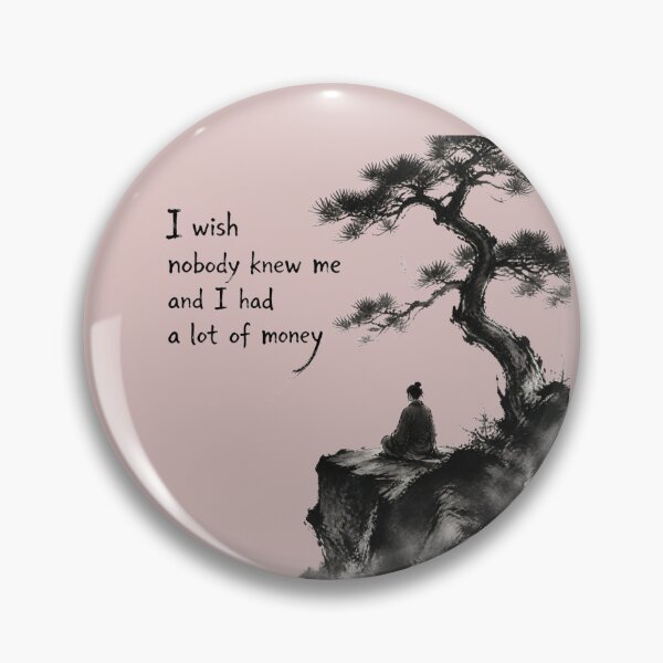 Item preview, I Wish Nobody Knew Me — Quiet Wealth & Solitude designed and sold by ManggaeJM.