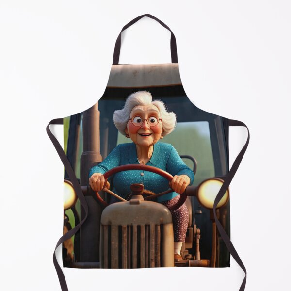 Item preview, Old Fart Driving a tractor designed and sold by Colin Bentham.