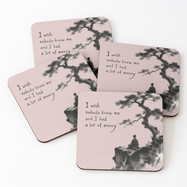 Item preview, I Wish Nobody Knew Me — Quiet Wealth & Solitude designed and sold by ManggaeJM.