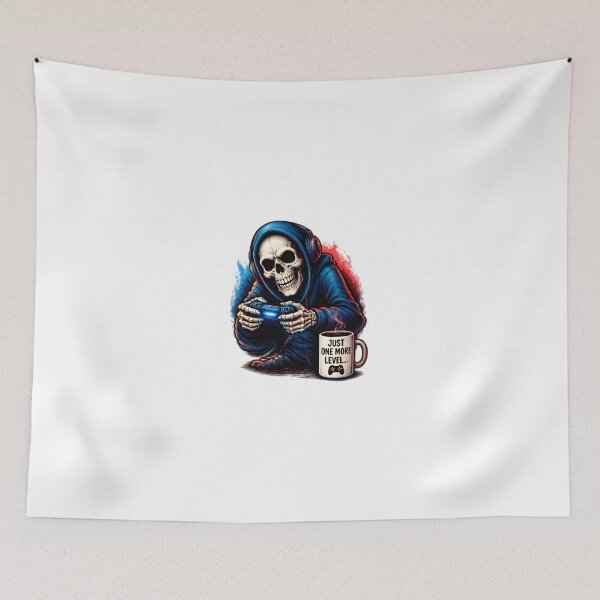 Item preview, Skeleton Gamer Just One More Level Video Games designed and sold by Pyt27.