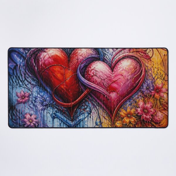 Item preview, Entwined Hearts Graffiti Bloom designed and sold by Lespribos .