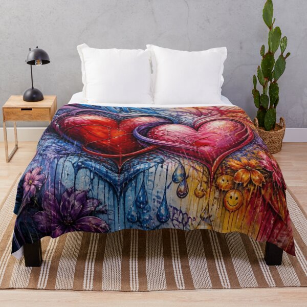 Item preview, Entwined Hearts Graffiti Bloom designed and sold by Lespribos .
