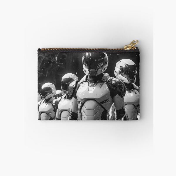 Item preview, Black and White Sci-Fi Soldiers designed and sold by BUTTER7FLY.