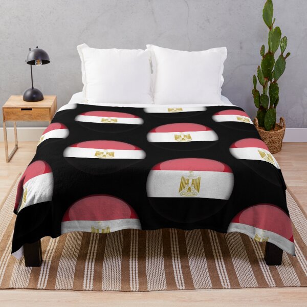 Item preview, Egyptian 3D Round Flag Egyptian Pride Design designed and sold by yazdogs.