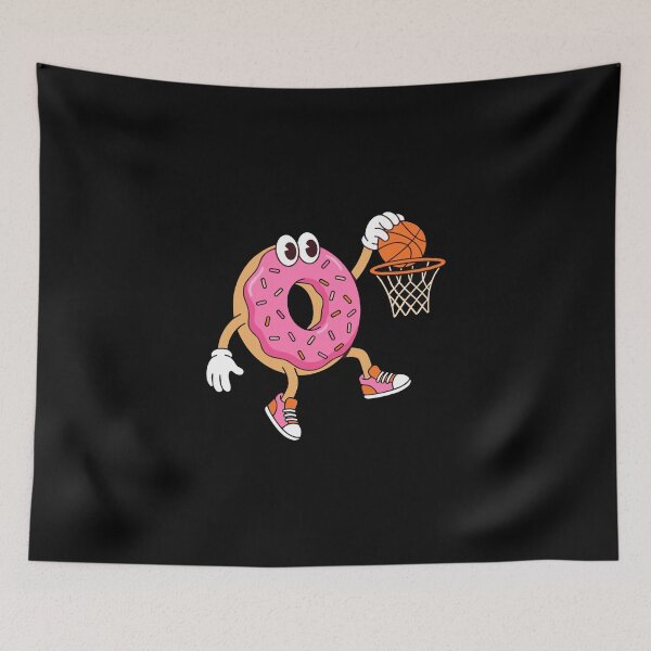 Item preview, Donut Basketball Player Slam Dunk Sweet Treat Sports Fan designed and sold by PopStars1993.