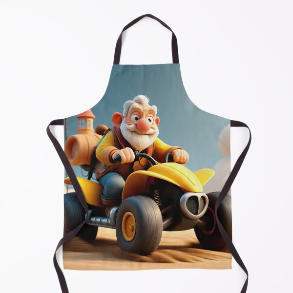 Item preview, Old Fart Driving a quad bike designed and sold by Colin Bentham.