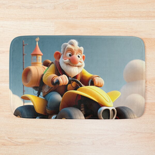 Item preview, Old Fart Driving a quad bike designed and sold by Colin Bentham.