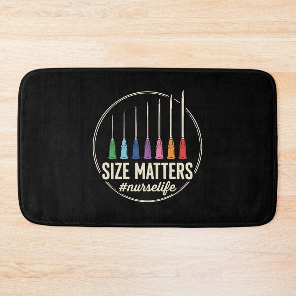 Item preview, Size Matters #Nurselife Nursing Healthcare Humor Registered Nurse Medical Professional designed and sold by PopStars1993.