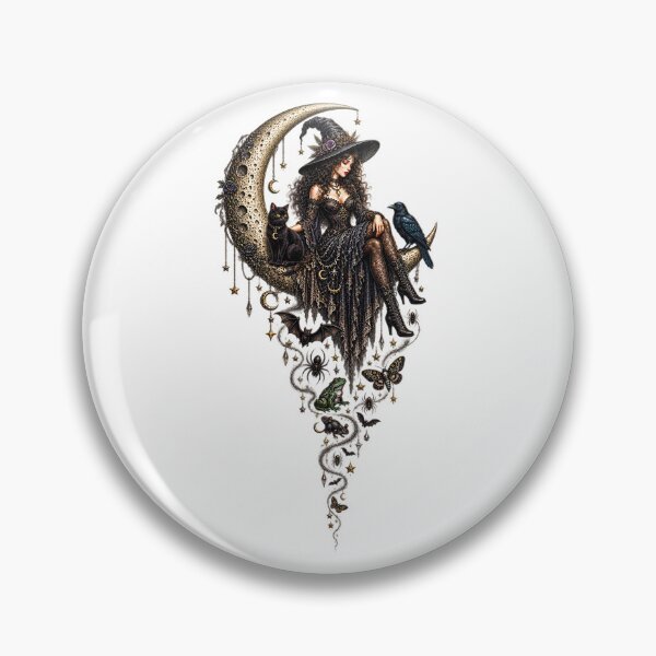Item preview, ✨ MOONSTRUCK & MACABRE ✨  • Whimsy After Dark - WITCH & HER FAMILIARS designed and sold by WheelieGdArt.