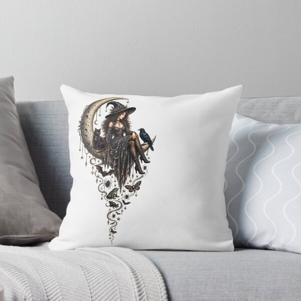 Item preview, ✨ MOONSTRUCK & MACABRE ✨  • Whimsy After Dark - WITCH & HER FAMILIARS designed and sold by WheelieGdArt.