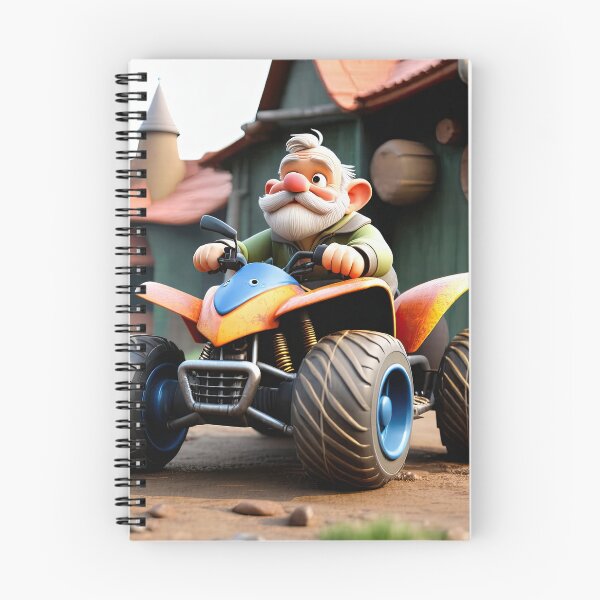 Item preview, Old Fart Driving a quad bike designed and sold by Colin Bentham.