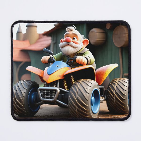 Item preview, Old Fart Driving a quad bike designed and sold by Colin Bentham.