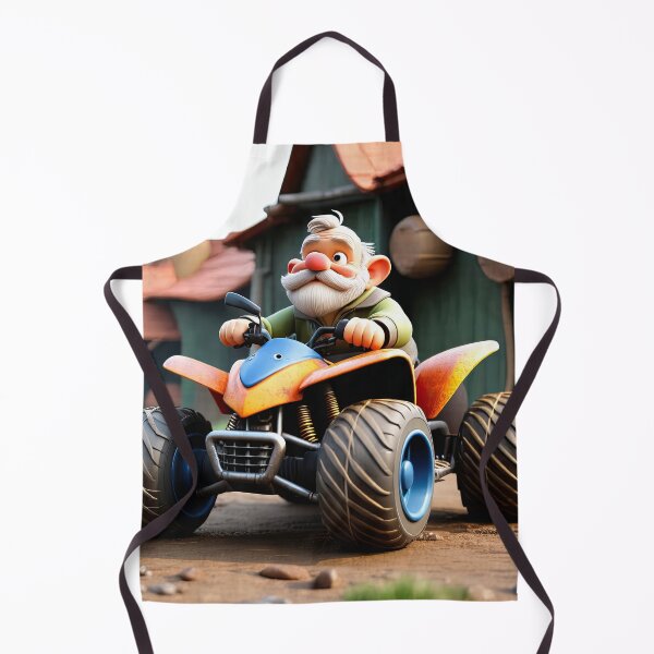 Item preview, Old Fart Driving a quad bike designed and sold by Colin Bentham.