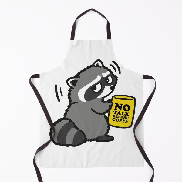 Item preview, No Talk Before Coffee Raccoon designed and sold by benyrhmt.