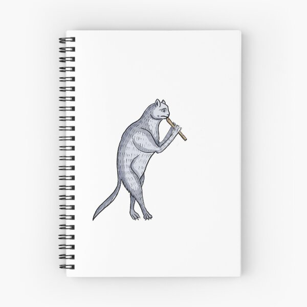 Item preview, Medieval cat playing recorder designed and sold by SterneAdina.