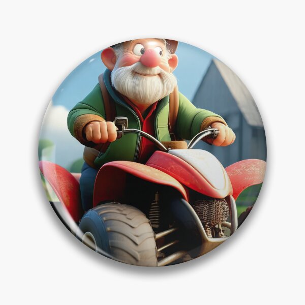 Item preview, Old Fart Driving a quad bike designed and sold by Colin Bentham.