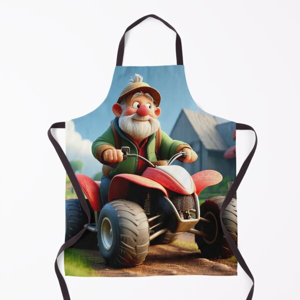 Item preview, Old Fart Driving a quad bike designed and sold by Colin Bentham.