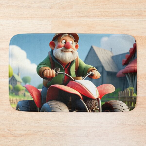 Item preview, Old Fart Driving a quad bike designed and sold by Colin Bentham.