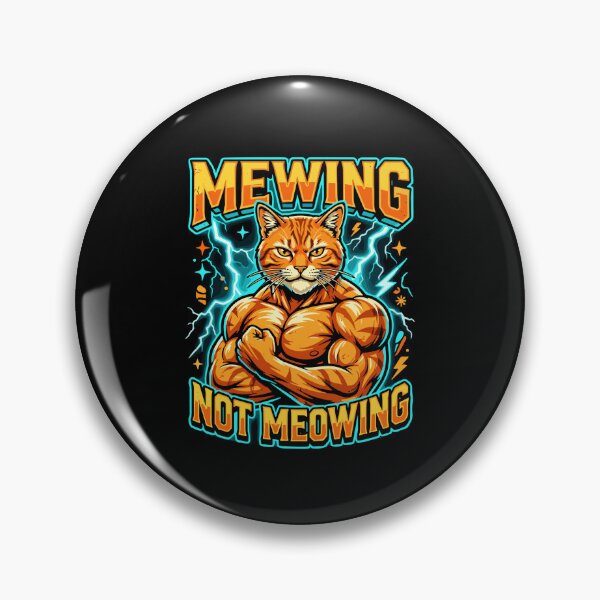 Item preview, Mewing Not Meowing Jawline Fitness Cat Muscle designed and sold by PopStars1993.