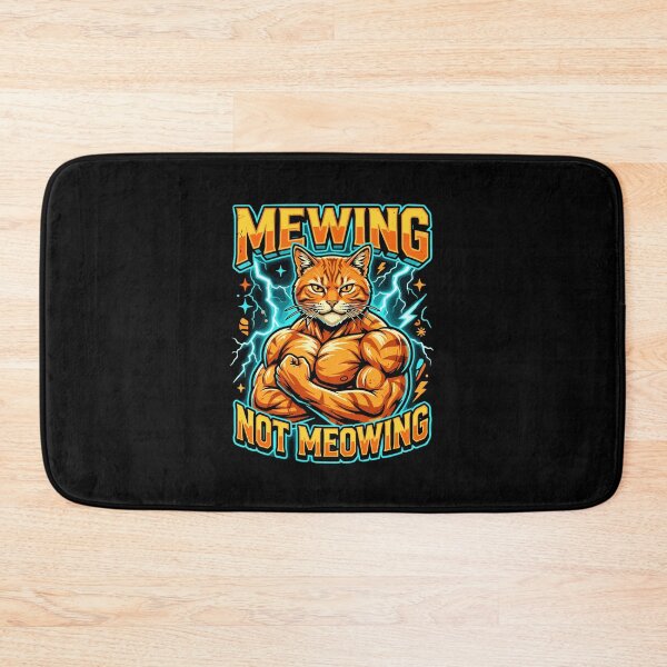 Item preview, Mewing Not Meowing Jawline Fitness Cat Muscle designed and sold by PopStars1993.