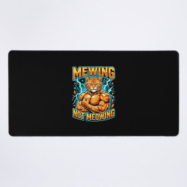 Item preview, Mewing Not Meowing Jawline Fitness Cat Muscle designed and sold by PopStars1993.