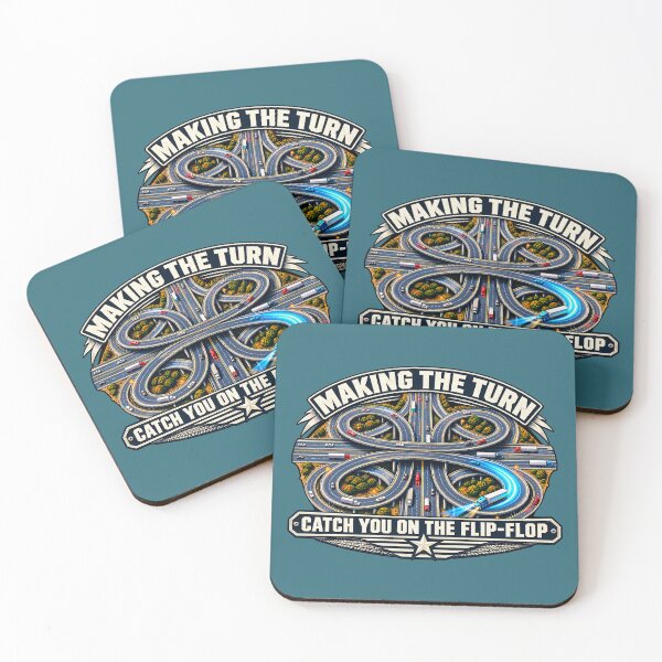 Item preview, Catch You On The Flip-Flop - Making The Turn - Trucker Highway Art designed and sold by NomadForge.