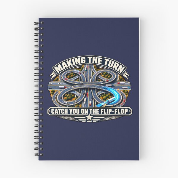 Item preview, Catch You On The Flip-Flop - Making The Turn - Trucker Highway Art designed and sold by NomadForge.