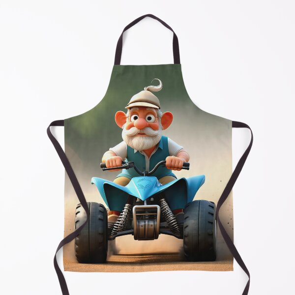 Item preview, Old Fart Driving a quad bike designed and sold by Colin Bentham.