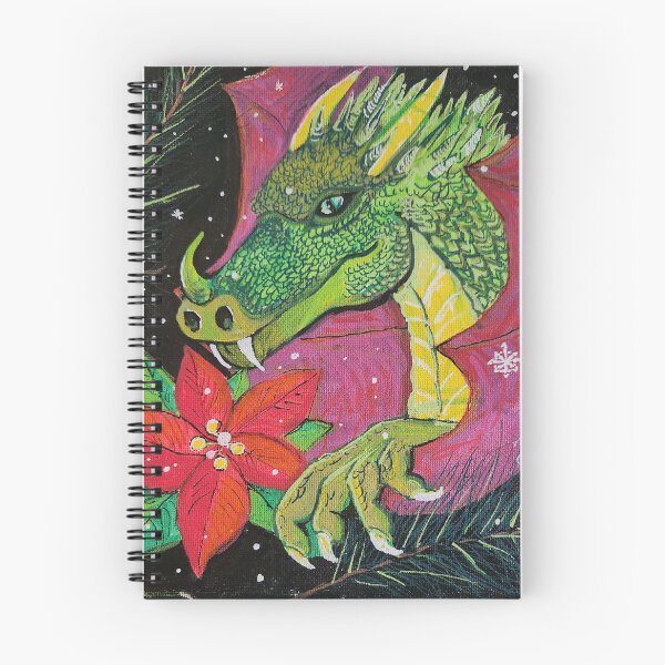 Item preview, Yuletide Dragon designed and sold by DebSwinskiArt.