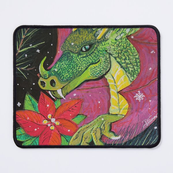Item preview, Yuletide Dragon designed and sold by DebSwinskiArt.