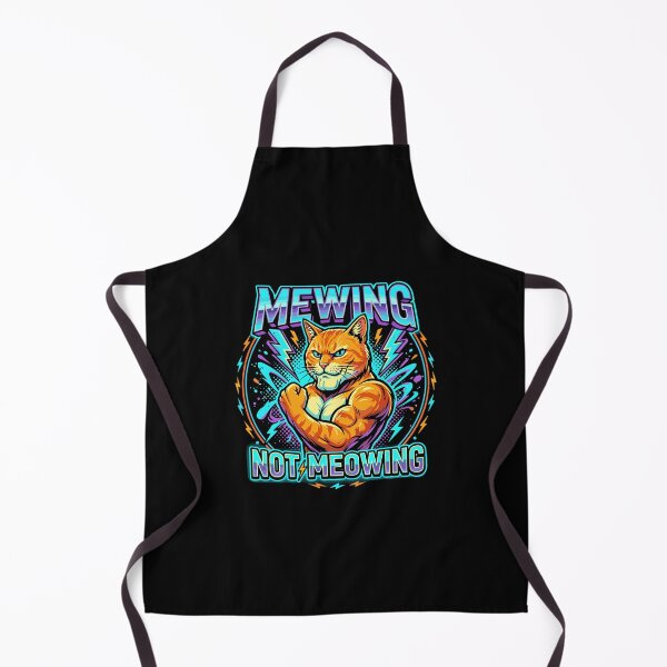 Item preview, Mewing Not Meowing Mewing Enthusiast Jawline Fitness Cat designed and sold by PopStars1993.