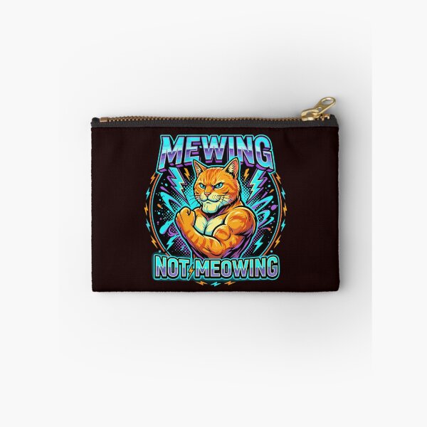 Item preview, Mewing Not Meowing Mewing Enthusiast Jawline Fitness Cat designed and sold by PopStars1993.