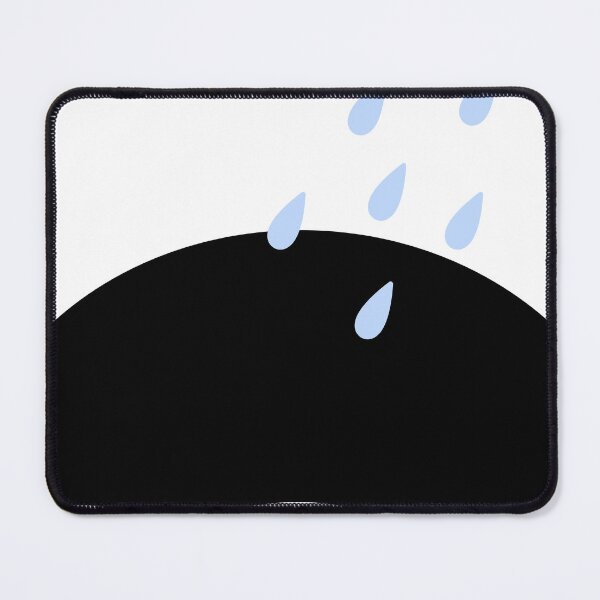 Item preview, Minimalist Black Umbrella and Raindrops Silhouette designed and sold by ZorianArt.