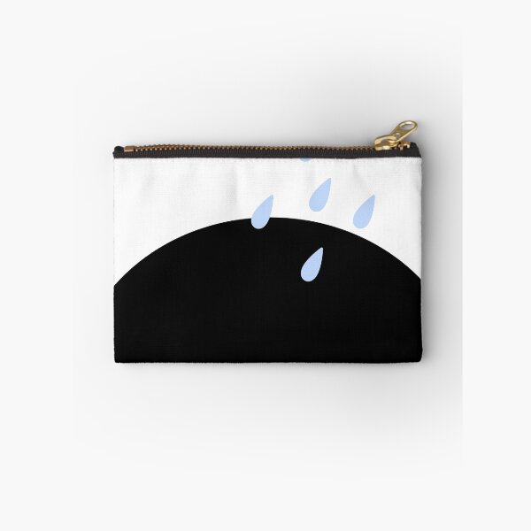 Item preview, Minimalist Black Umbrella and Raindrops Silhouette designed and sold by ZorianArt.