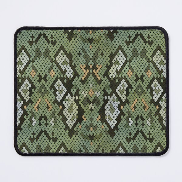 Item preview, Green Snake Skin Pattern - Luxe Stylish Realistic Reptile Texture designed and sold by thecolorbirdie.