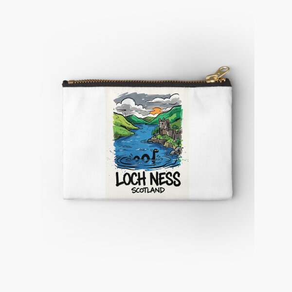 Item preview, Loch Ness Monster Scotland Highlands Art designed and sold by Merch by Das Design Studio.