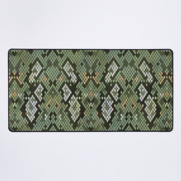 Item preview, Green Snake Skin Pattern - Luxe Stylish Realistic Reptile Texture designed and sold by thecolorbirdie.