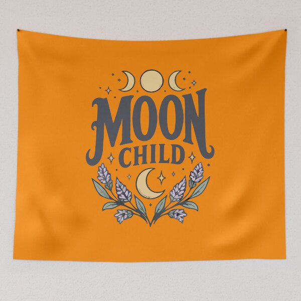 Item preview, Moon Child Botanical Leaves Boho Design designed and sold by PIXTRX.