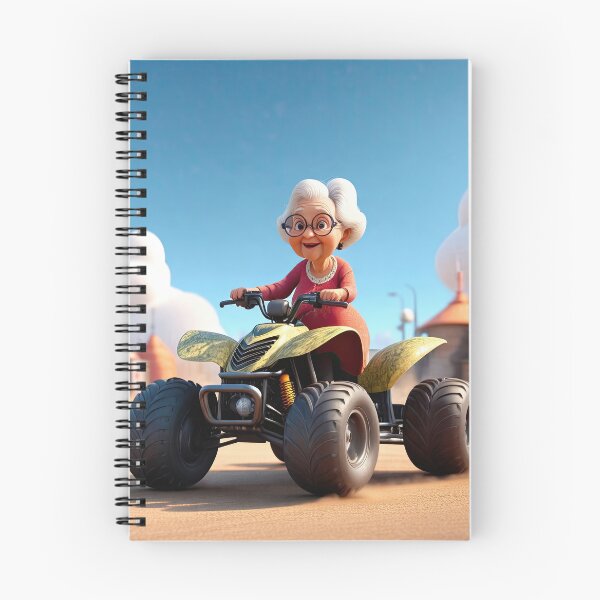 Item preview, Old Fart Driving a quad bike designed and sold by Colin Bentham.