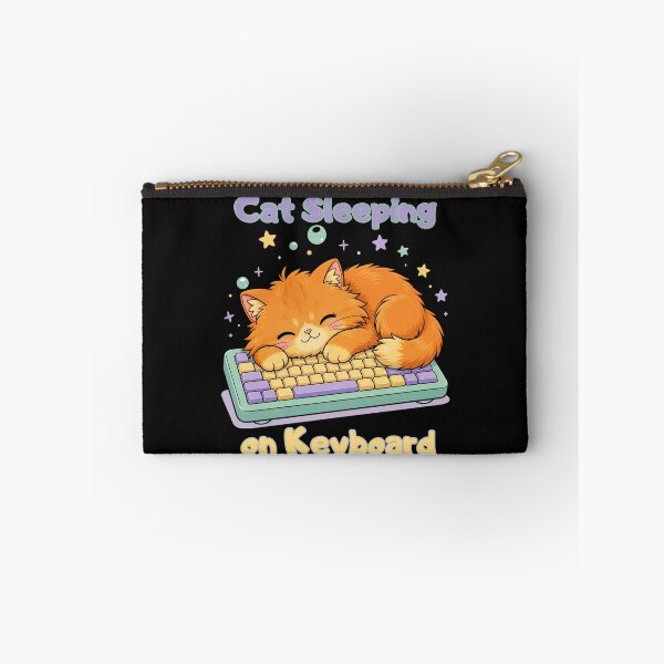 Item preview, Cute Cat Sleeping on Keyboard – Funny Cat Lover Design designed and sold by VisualPantry.