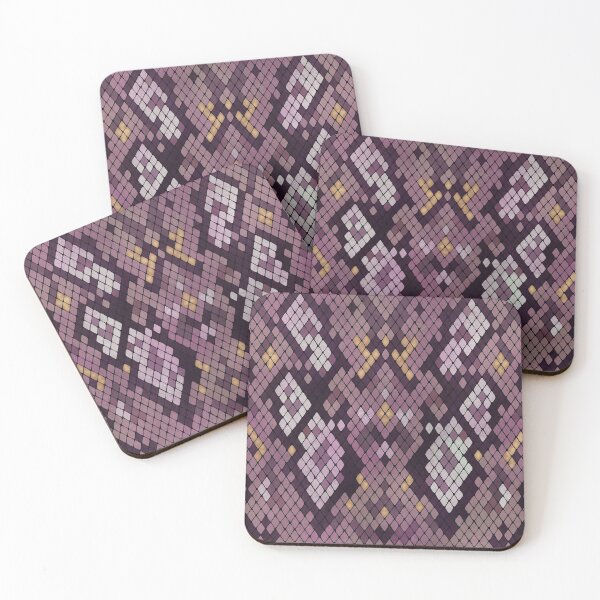 Item preview, Plum Burgundy Snake Skin Pattern - Luxe Stylish Realistic Reptile Texture designed and sold by thecolorbirdie.