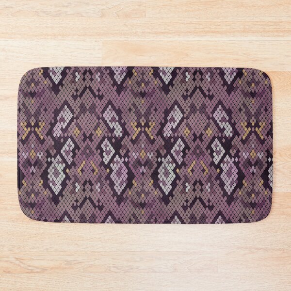 Item preview, Plum Burgundy Snake Skin Pattern - Luxe Stylish Realistic Reptile Texture designed and sold by thecolorbirdie.