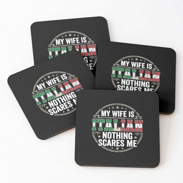 Item preview, My Wife Is Italian Nothing Scares Me Italian Husband Heritage Humor designed and sold by PopStars1993.