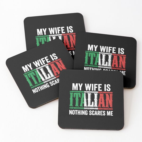 Item preview, My Wife Is Italian Nothing Scares Me Husband Italian Spouse Marriage Humor designed and sold by PopStars1993.