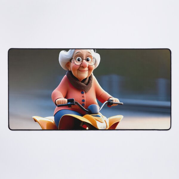 Item preview, Old Fart Driving a quad bike designed and sold by Colin Bentham.